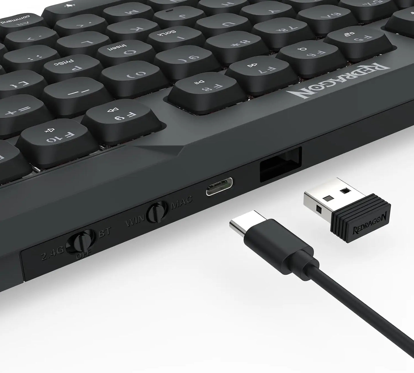 Teclado Mecánico Redragon K706 PRO: 75% Wireless, Gasket Mount & Low-Profile