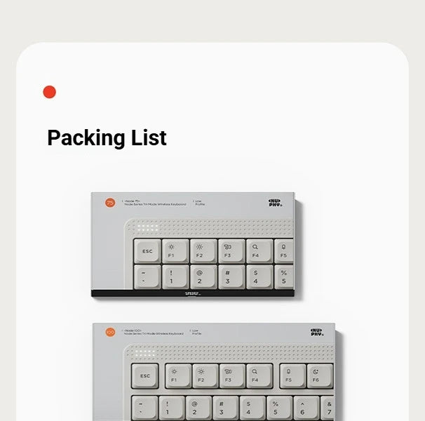 NuPhy Node Series: Teclado Mecánico Low-Profile Tri-Mode & Gasket