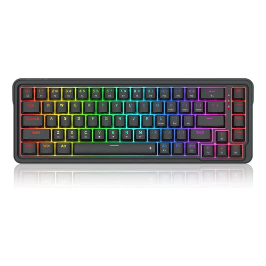 Teclado Mecánico Redragon K709: Gasket Mount, 65% RGB & Sonido Pro