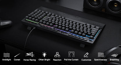Redragon K515 Shiva RGB: El Teclado de Membrana Pro con Reposamuñecas