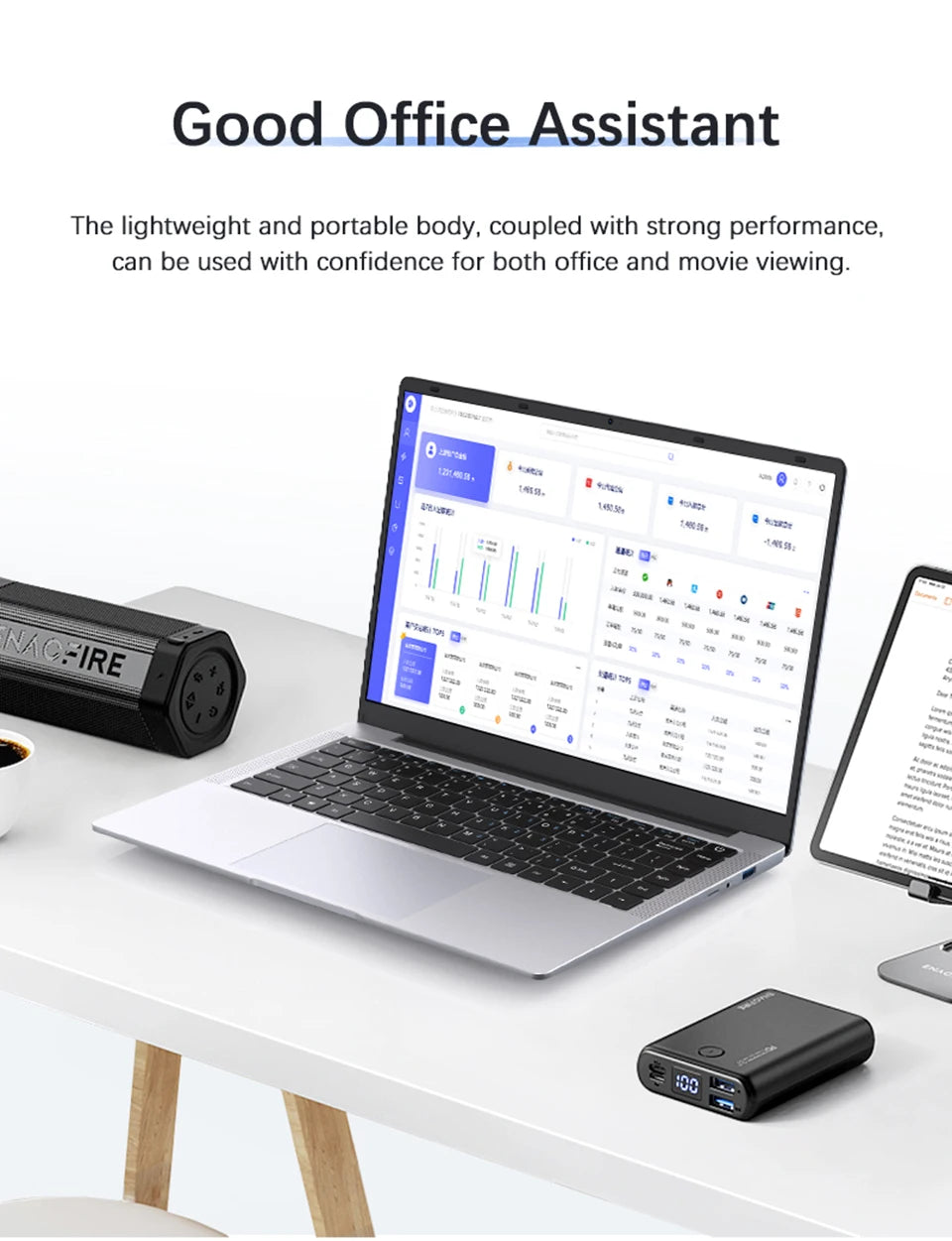 Notebook Slim: 12GB RAM + 512GB SSD (Intel Quad-Core)