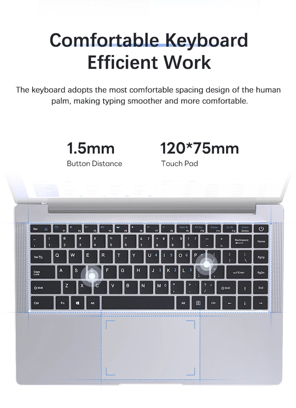 Notebook Slim: 12GB RAM + 512GB SSD (Intel Quad-Core)