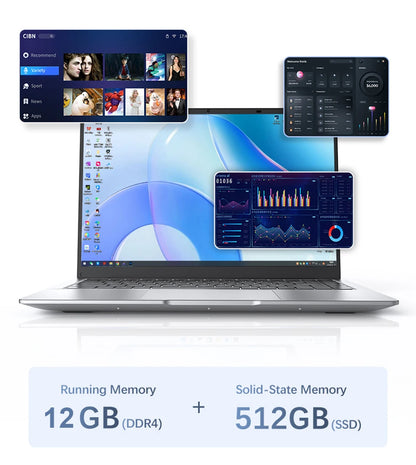 Ultra Slim 14": 12GB RAM + 512GB SSD (Intel Quad-Core)