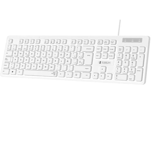 Teclado Subblim Business Slim: Silencioso, Plano y Español