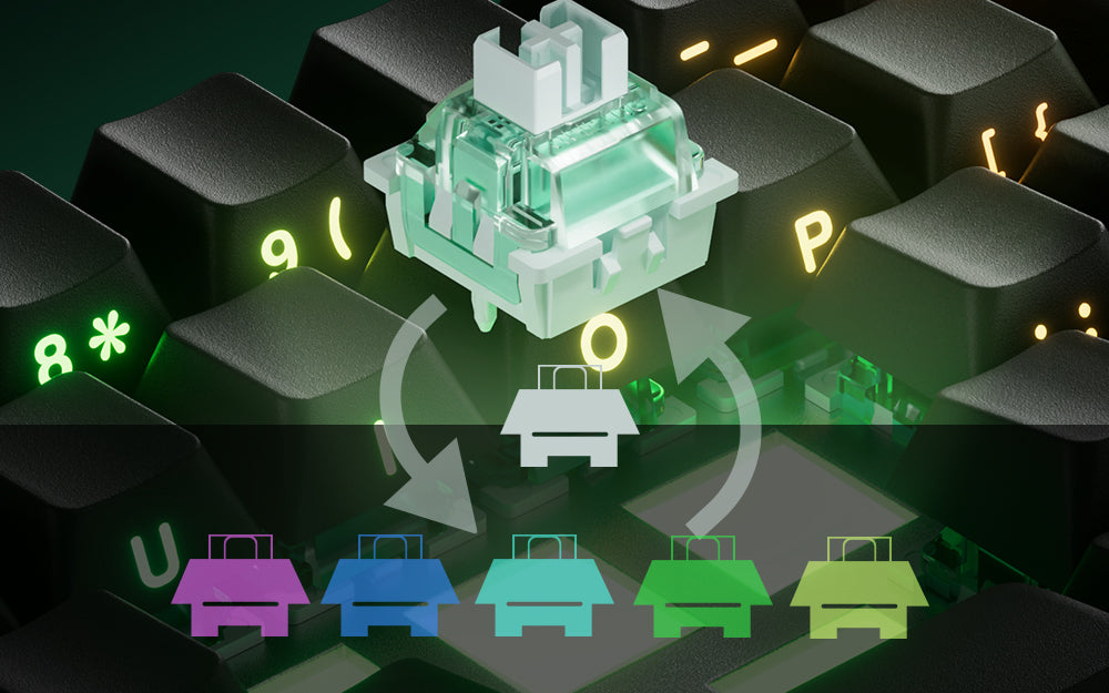 MonsGeek FUN60: Teclado Magnético 8K (Rapid Trigger 0.01mm)