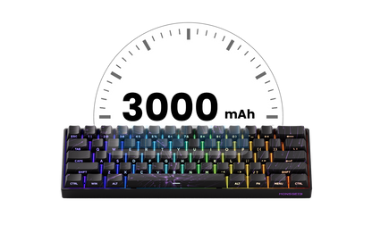 MonsGeek FUN60: Teclado Magnético 8K (Rapid Trigger 0.01mm)