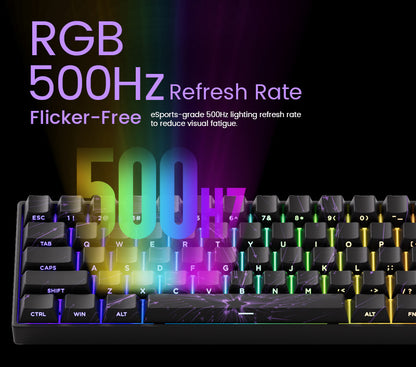 MonsGeek FUN60: Teclado Magnético 8K (Rapid Trigger 0.01mm)