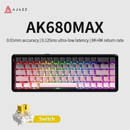 AJAZZ AK680 MAX: Teclado Magnético 8K (E-Sports Edition)