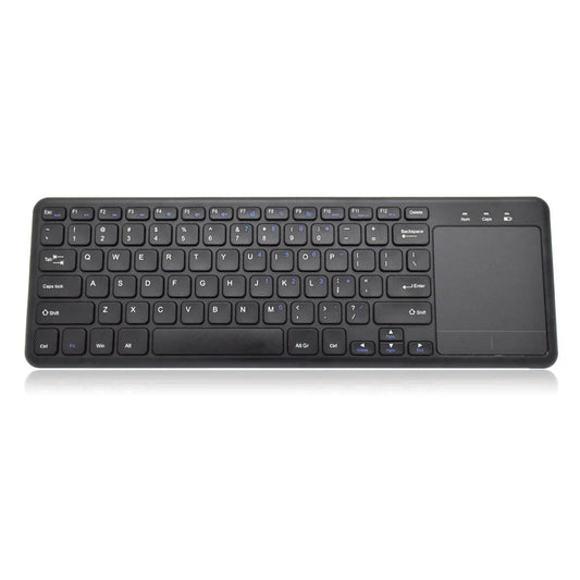 Teclado Inalámbrico Touchpad Pro: Bluetooth & Control Multimedias.