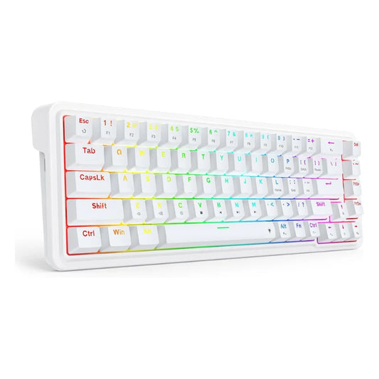 Teclado Mecánico Redragon K709: Gasket Mount, 65% RGB & Sonido Pro