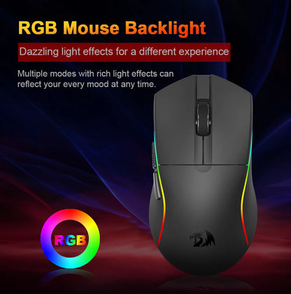 Redragon M816 DEICIDE PRO: 26K DPI & Tri-Mode Wireless