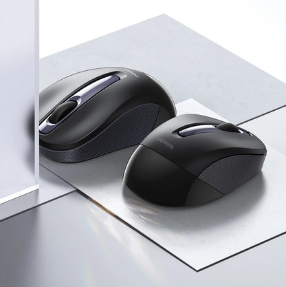 Mouse Ergonómico Ugreen Wireless: Silencioso con 6 Botones & 2400 DPI