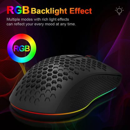 Redragon M694 HANA: Mouse Gamer Tri-Mode (Wireless, BT & Wired)