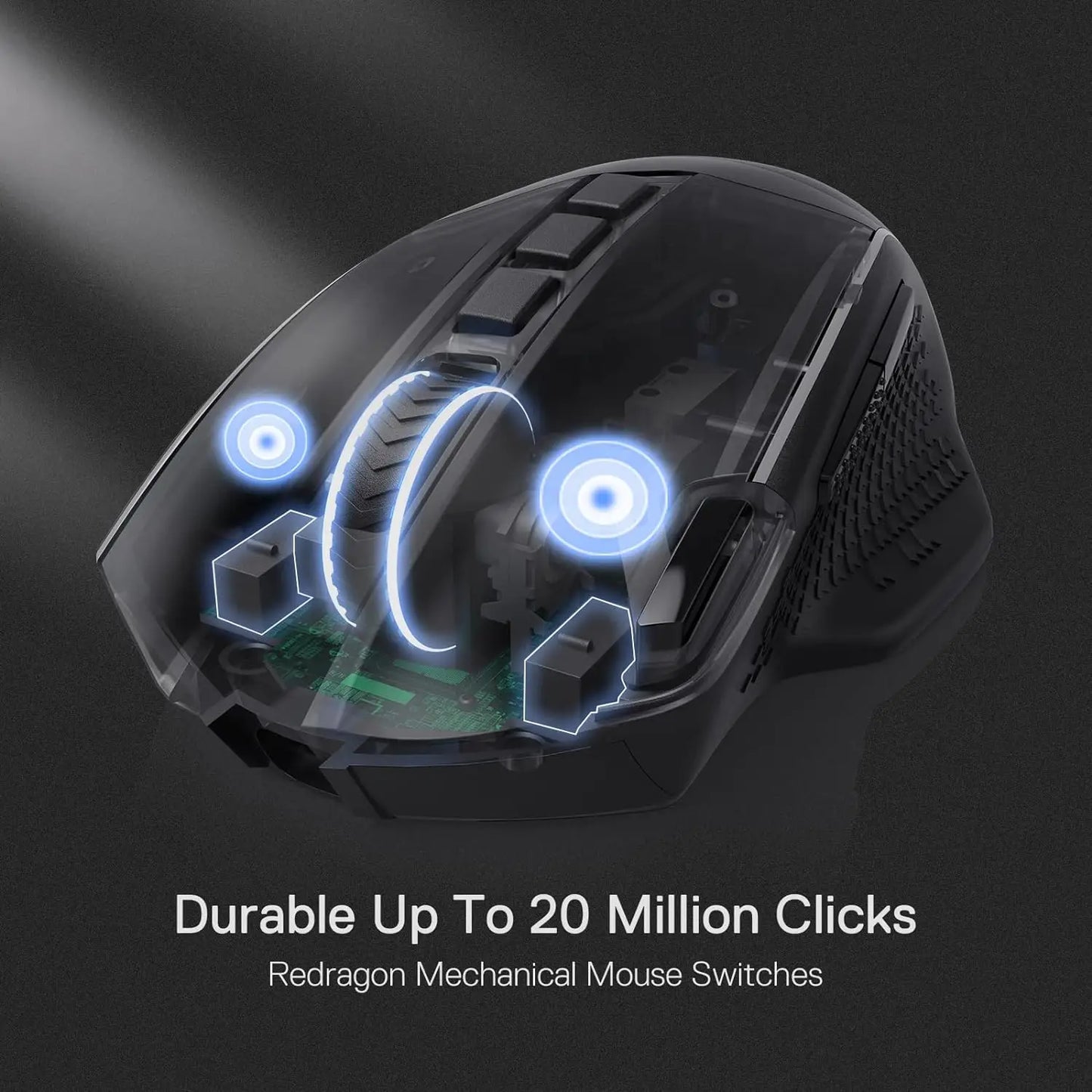 Redragon M991 Armageddon: Wireless de Élite con Botón Rapid Fire