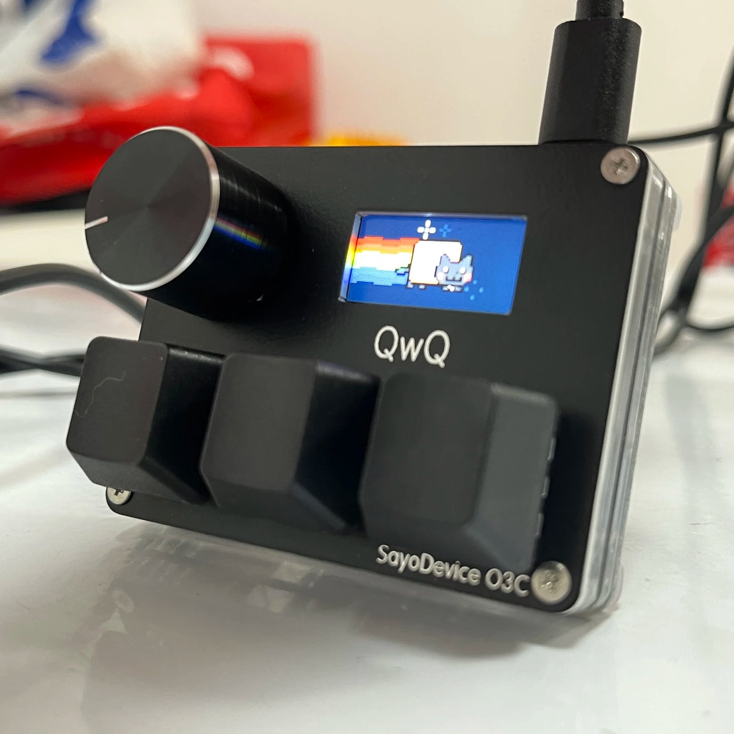 SayoDevice O3C: Teclado Magnético OSU! con Pantalla y Rapid Trigger