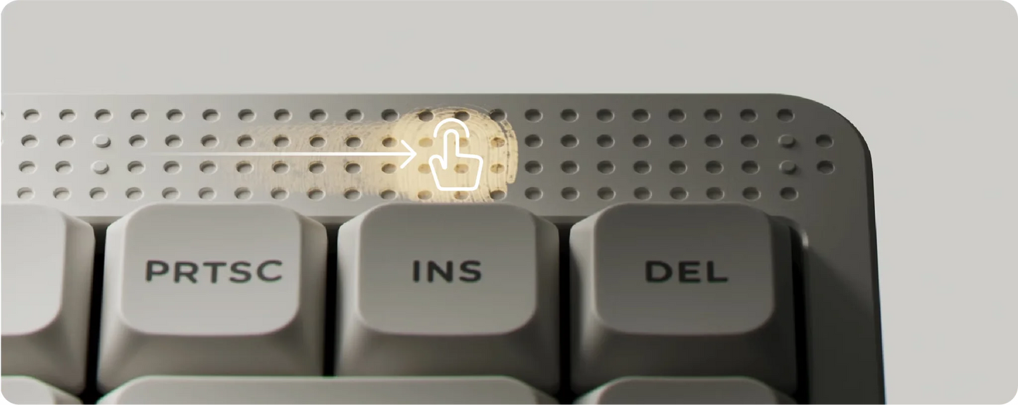 Teclado Mecánico NuPhy Node75: Low-Profile, Gasket Mount & Perilla Pro