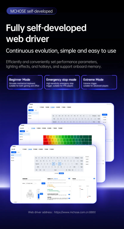 MCHOSE ACE68: Teclado Magnético 8000Hz (Rapid Trigger 0.01mm)