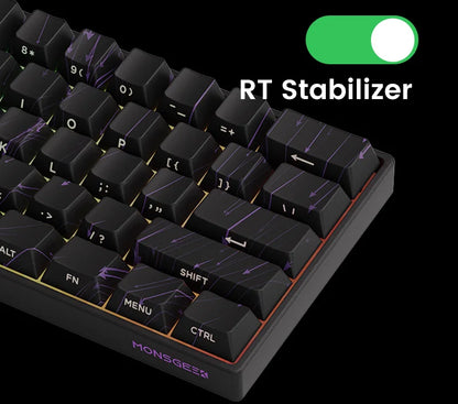 MonsGeek FUN60: Teclado Magnético 8K (Rapid Trigger 0.01mm)