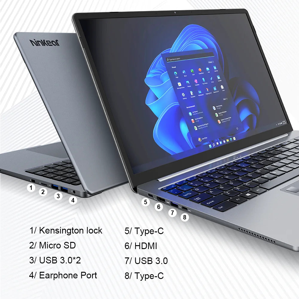 Ninkear A15 Pro: 16" 2.5K + Ryzen 5 (16GB RAM + 1TB SSD)