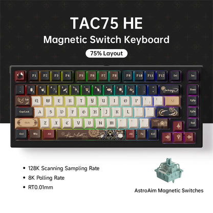 AKKO TAC75 HE: Teclado Magnético 8K (Rapid Trigger 0.005mm)