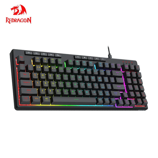 Teclado Gamer Redragon SHIVA K517: 94 Teclas, RGB & Cable Desmontable