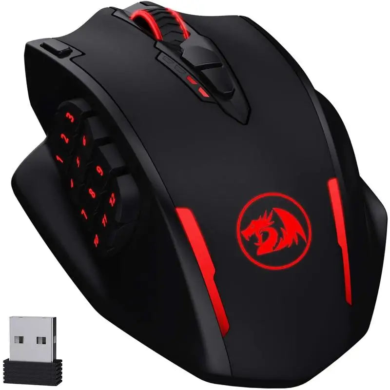 Redragon M913 IMPACT ELITE: Mouse Gamer Wireless & 16 Botones