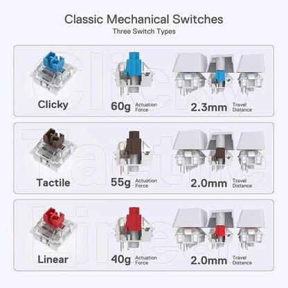 Teclado Mecánico Redragon K630 Dragonborn: 60% RGB & Hot-Swap