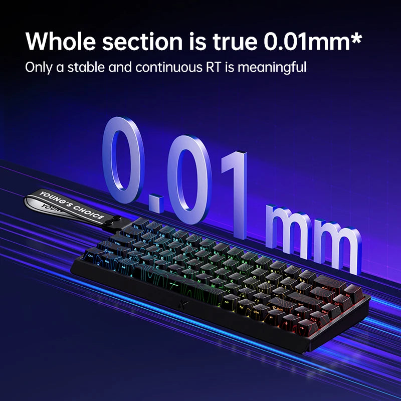 MCHOSE ACE68: Teclado Magnético 8000Hz (Rapid Trigger 0.01mm)