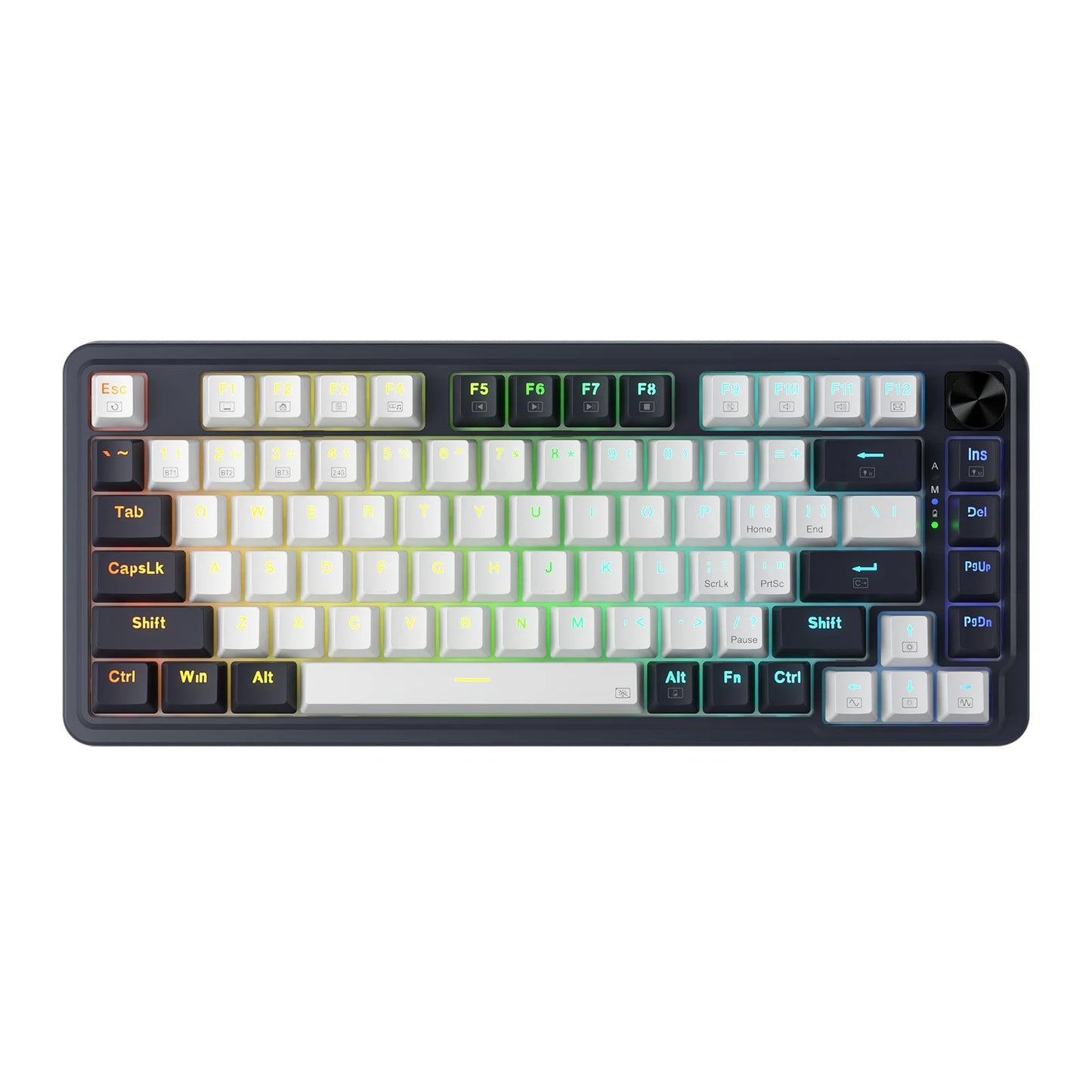 Teclado Mecánico Redragon K673 PRO: 75% Wireless, Gasket Mount & RGB