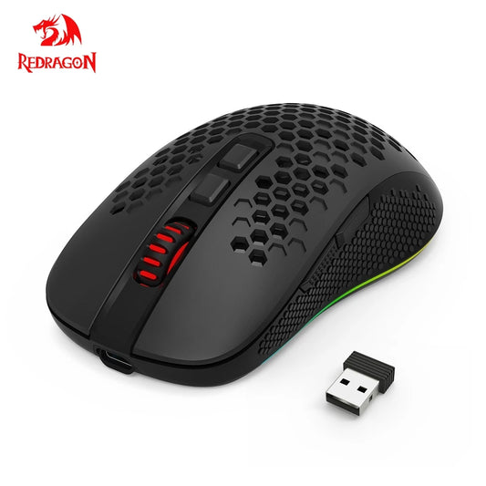 Redragon M694 HANA: Mouse Gamer Tri-Mode (Wireless, BT & Wired)