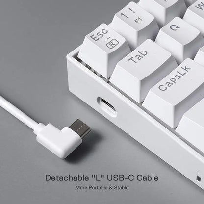 Teclado Mecánico Redragon K630 Dragonborn: 60% RGB & Hot-Swap