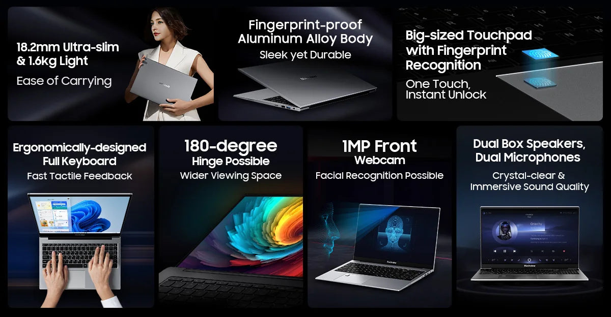 AceBook 8: Intel 16GB RAM + 512GB SSD