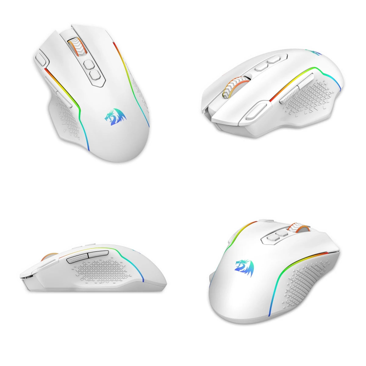 Redragon M810 PRO: Mouse Gamer Wireless con Botón Rapid Fire