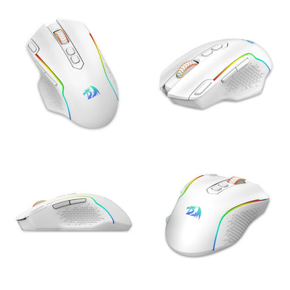 Redragon M810 PRO: Mouse Gamer Wireless con Botón Rapid Fire