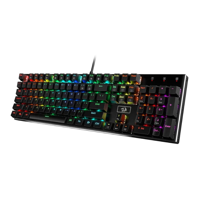 Teclado Mecánico Redragon K556: Chasis de Metal, RGB & Espuma Acústica