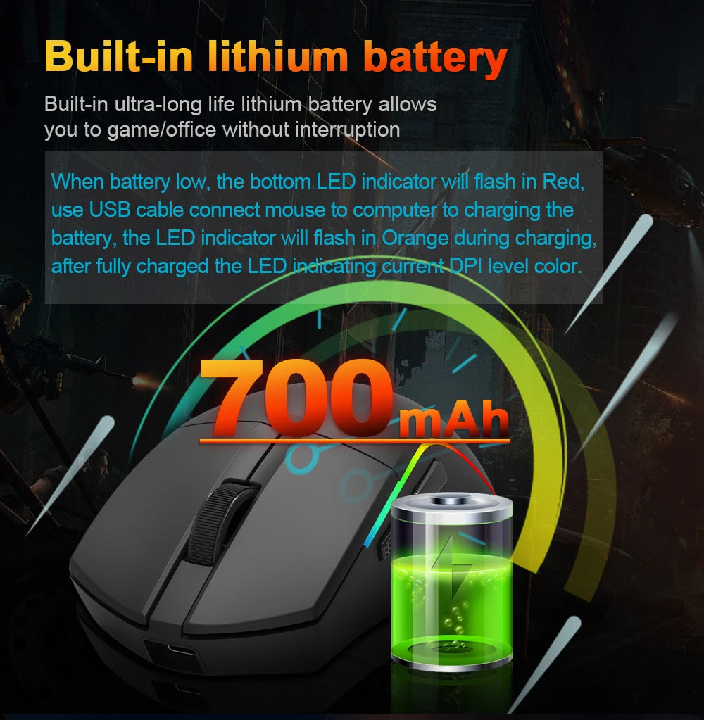 Redragon M816 DEICIDE PRO: 26K DPI & Tri-Mode Wireless