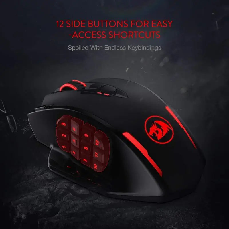 Redragon M913 IMPACT ELITE: Mouse Gamer Wireless & 16 Botones