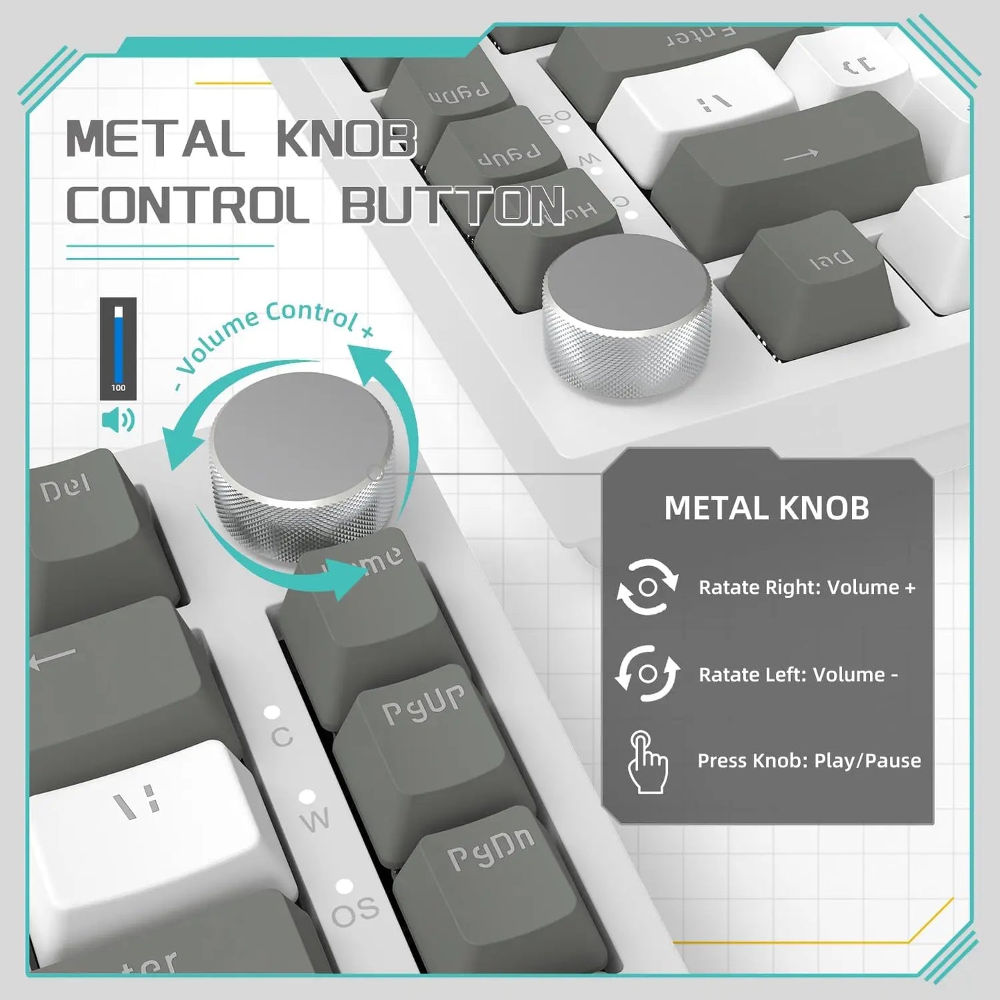 AJAZZ AK820: 75% Custom Hot-Swap & RGB