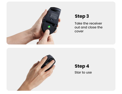 Mouse Inalámbrico Ugreen Silent: Silencioso, Ergonómico y Minimalista