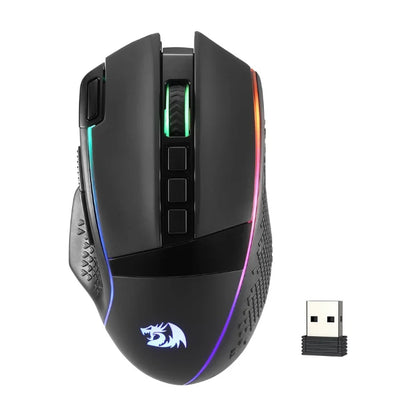 Mouse Gamer Redragon M991: 26000 DPI, Tri-Mode & 9 Botones Macro