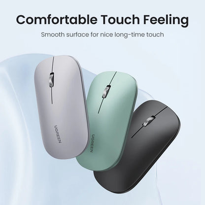 Ugreen Slim Multi-Device: Mouse Bluetooth & 2.4G Ultra-Silencioso
