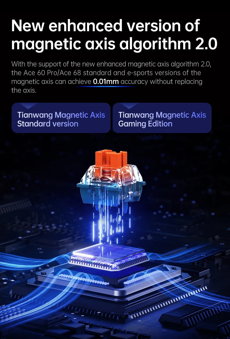 MCHOSE ACE68: Teclado Magnético 8000Hz (Rapid Trigger 0.01mm)