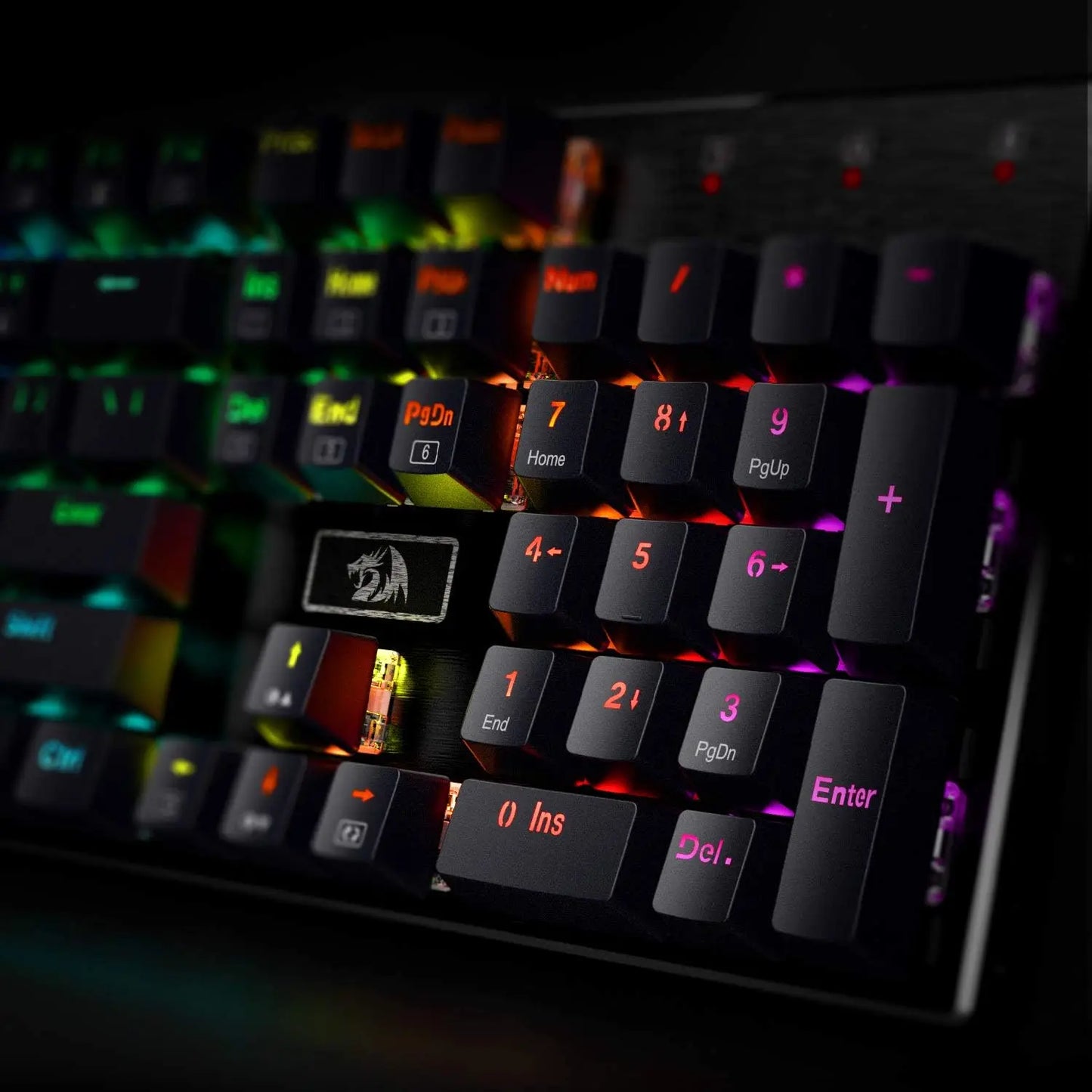 Teclado Mecánico Redragon K556: Chasis de Metal, RGB & Espuma Acústica