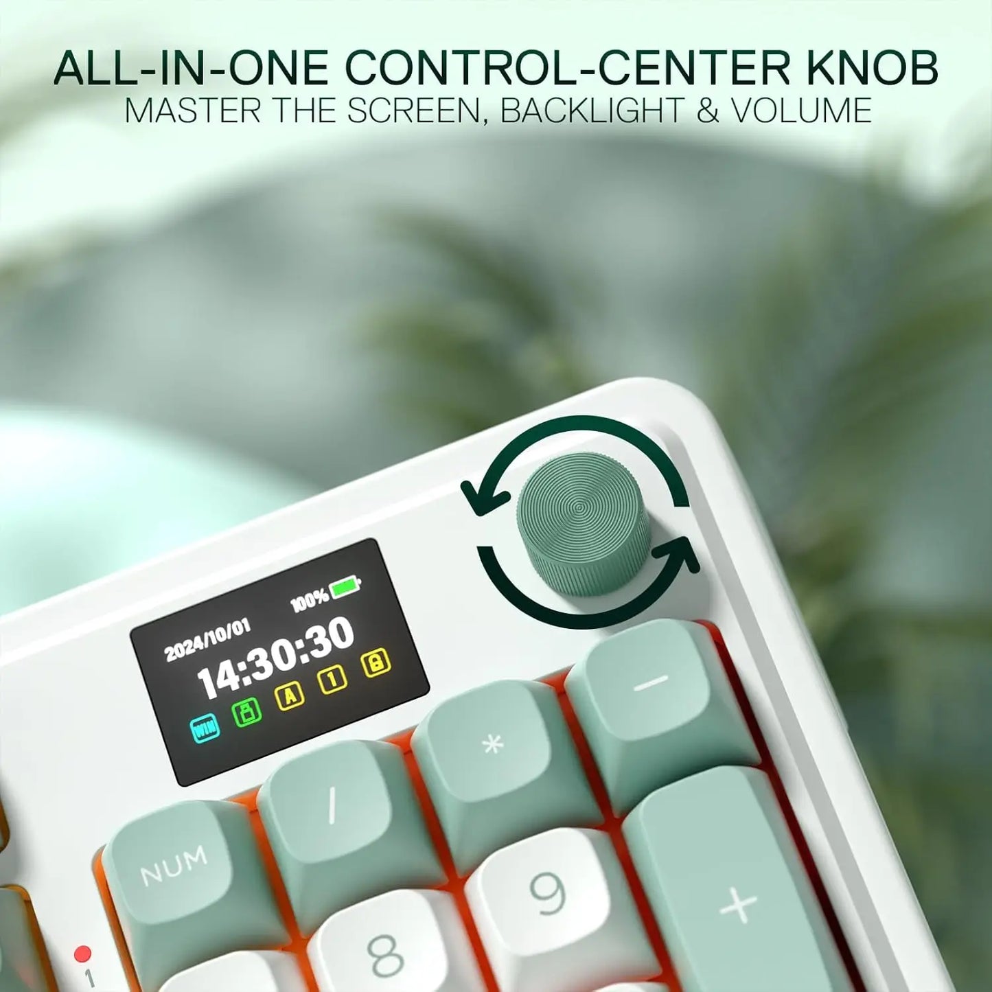 Teclado Mecánico Redragon K719: Pantalla TFT, Gasket Mount & Mint Switches