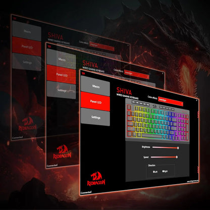 Redragon K515 Shiva RGB: El Teclado de Membrana Pro con Reposamuñecas