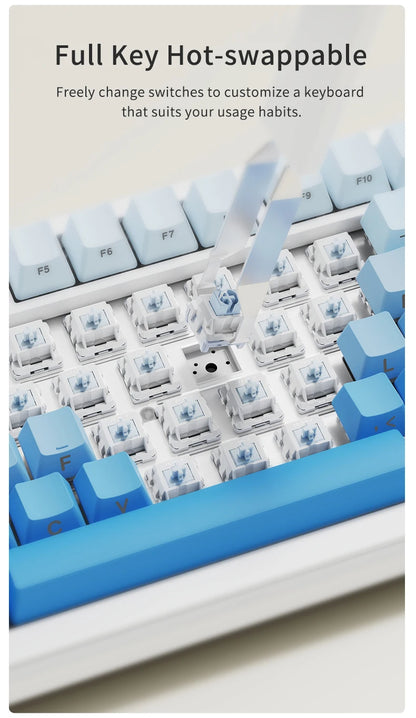 AJAZZ AK820 MAX: Teclado Mecánico Tri-Mode (Pantalla & Knob)