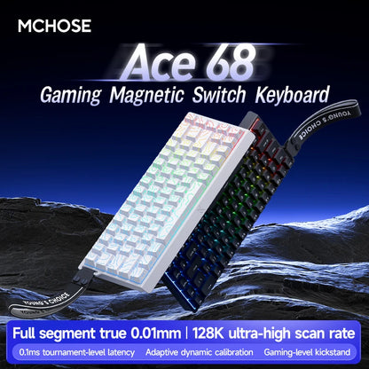 MCHOSE ACE68: Teclado Magnético 8000Hz (Rapid Trigger 0.01mm)