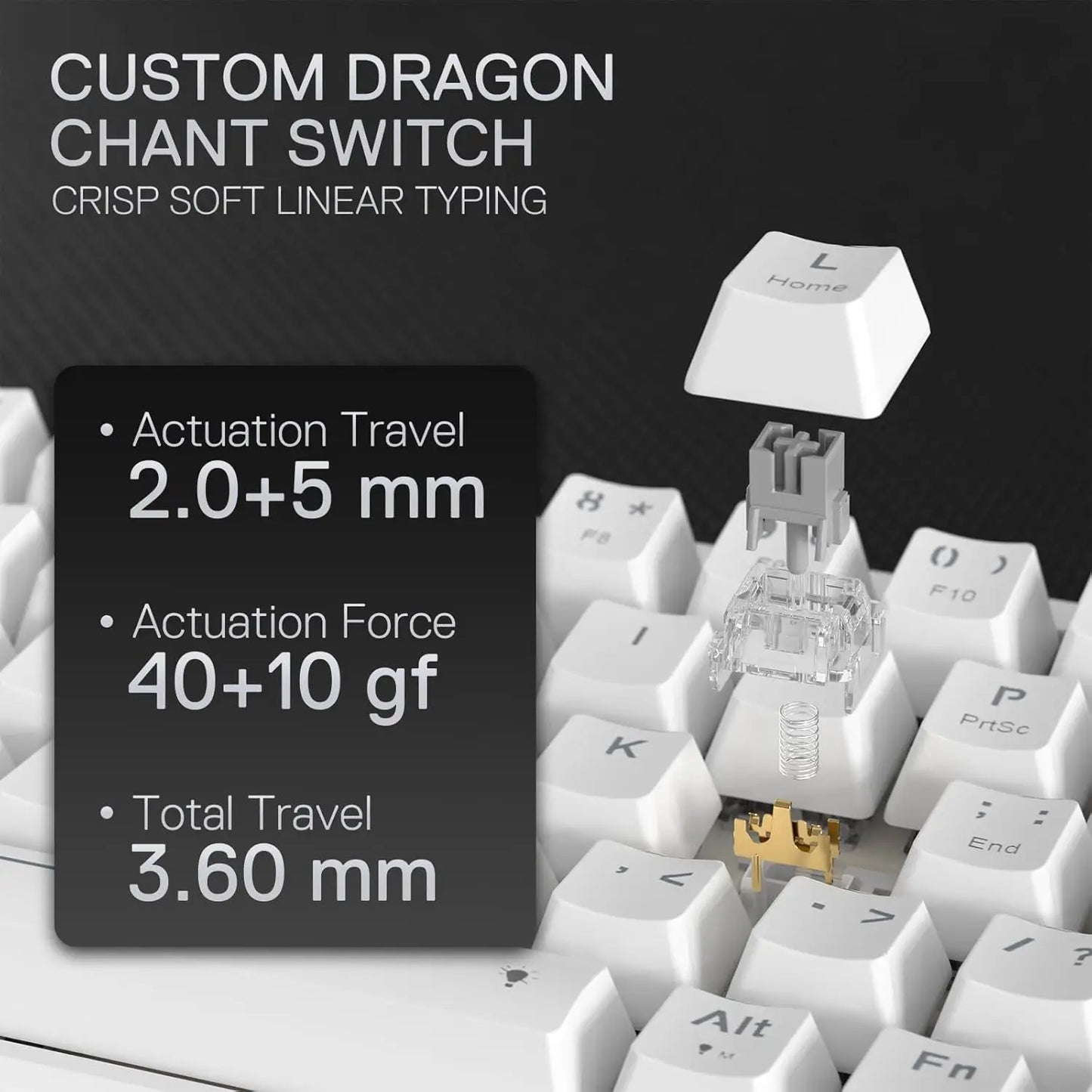 Teclado Mecánico Redragon K709: Gasket Mount, 65% RGB & Sonido Pro