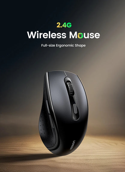 Mouse Inalámbrico Ugreen Silent: Silencioso, Ergonómico y Minimalista
