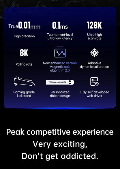 MCHOSE ACE68: Teclado Magnético 8000Hz (Rapid Trigger 0.01mm)